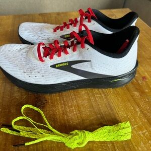 Brooks Athletic Shoes - White, Black, Red, Neon Yellow